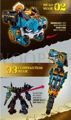 Miniforce Dinoid Warrior DINO COMMANDER+BUSTER GIGA STORM TERA TIDAL SHARK Set