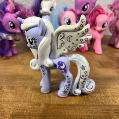 My Little Pony Figure Lot Of 15 Ponies Various Sizes Hasbro