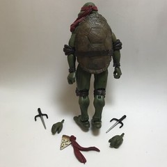 NECA TMNT Movie Raph Mikey Leo Donnie Lot Of 4 Figures, 7” Inch Tall