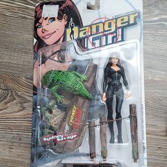 Danger Girl Boxed Action Figure Lot of 3 w/ Alligator & Knife – Sydney Abbey