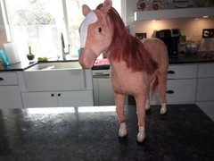 Paradise Horse – Soft Brown LARGE Articulated Horse 20″ x 22″