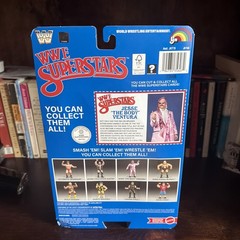 Mattel WWE Superstars Jesse “The Body” Ventura Blue Card Figure + Poster LJN
