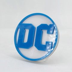 1/6 1/4 1/9 Scale Action Figure Acrylic Nameplate DC Style Logo Sign Decor