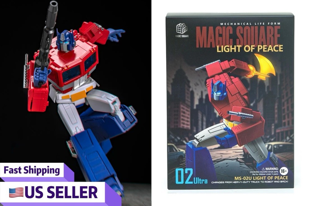 Magic Square MS-02 Ultra LIGHT OF PEACE MP Scale G1 Transform Prime US Seller