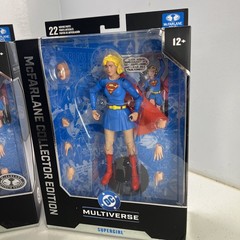 McFarlane DC Multiverse Collectors SUPERGIRL PLATINUM CHASE + Regular New !!