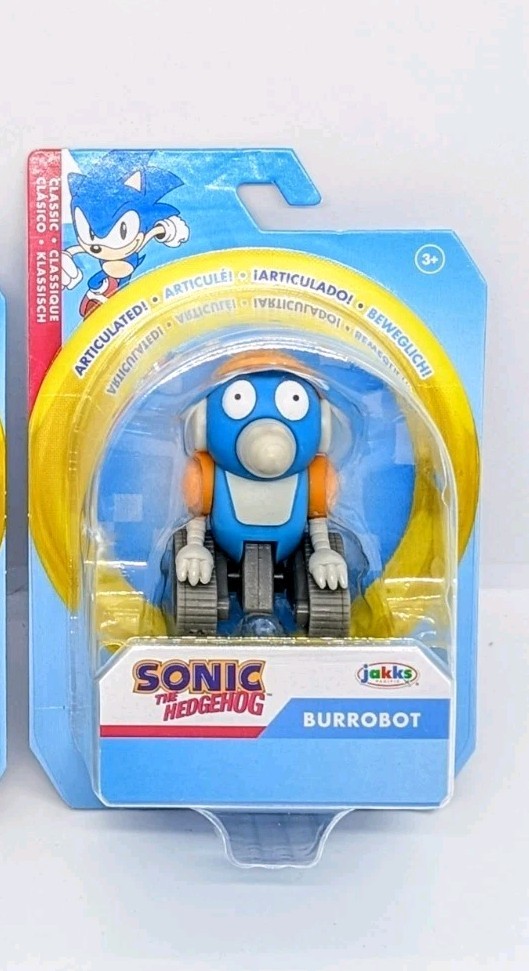 Burrobot 2.5” Figure – Sonic The Hedgehog Jakks Pacific SEGA – BRAND NEW & RARE!
