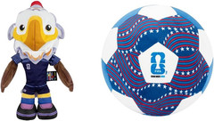 FIFA World Cup 2026 USA 8-Inch Plush Clutch Bald Eagle Mascot