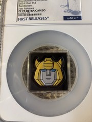 Transformers 40th Anniversary Bumblebee 2024 Niue S $2 PF 70 1 Oz Silver NGC