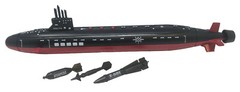 16.5 Inch Toy Black Submarine with Sound Effects and Torpedo