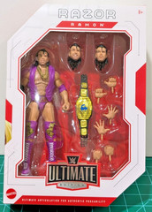 WWE ULTIMATE EDITION RAZOR RAMON PURPLE VEST VARIANT CHASE MATTEL 2022 NIOB