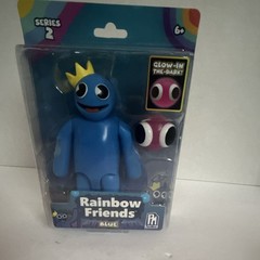 Rainbow Friends Series 2 BLUE Glow in the Dark Toy Action Figure Phat Mojo