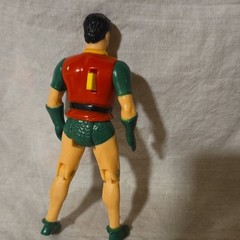 Batman Robin Action Figure, Red/Green/Yellow Costume, Plastic