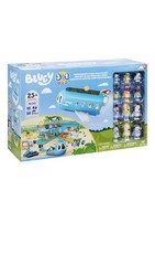 Bluey 3-IN-1 Transforming Plane Mega Playset Ultimate Family Trip 42 Pieces