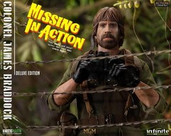 1/6 Scale Missing In Action Colonel James Braddock Deluxe Ed New Chuck Norris