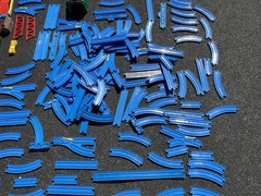 Over 100 Pieces Of Thomas Trackmaster Track Lot No Trains Buildings