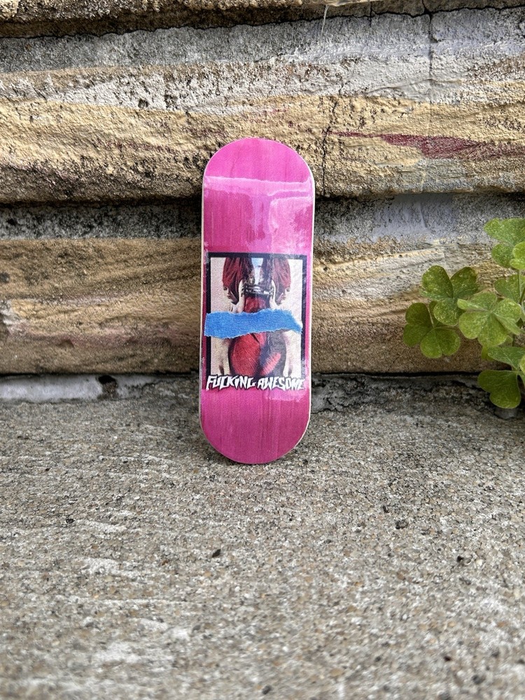 Custom Fingerboard F ing Awesome Burqa Girl Skateboard Rare 2014
