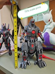 3D printed mecha Godzilla( PLS Read Description)