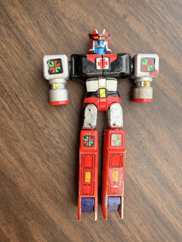 Vintage Popy Miraiman Atlas Robot Daltanious 6″ Action Figure Toy Japan As Is