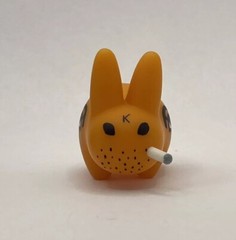 Kidrobot Frank Kozik Lore of the Labbit 45mm Orange Horus Vinyl Figure Smorkin’