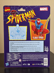 NEW Hasbro Marvel Legends │ SCARLET SPIDER │ Spider-Man Retro Card │ 1/12 Scale