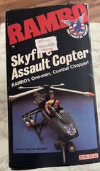 RAMBO: The Force of Freedom Skyfire Assault Copter 1985 SEALED BOX NEVER OPENED