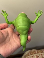 Vintage 1984 The Real Ghostbusters Slimer Green Ghost Action Figure