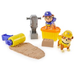 Rubble & Crew, Rubble and Mix Figures with Kinetic Build-It Sand and Toy Tools