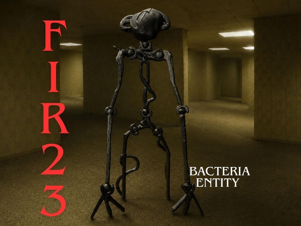 Articulated Bacteria Entity From The Backrooms – 3D Printed Figure