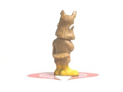 POGO Howland Owl PVC Plastic Figure Walt Kelly 1969 Figure YELLOW FEET
