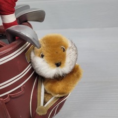 VINTAGE ORIGINAL CADDYSHACK GOPHER W DANCING SINGING GOLF CLUBS PLUSH