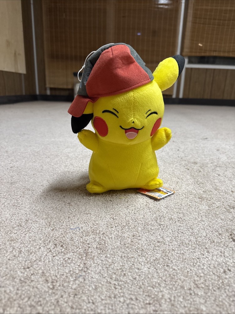 BANPRESTO Pokemon Plush Doll Movie I Choose You Satoshi Pikachu 12” NWT