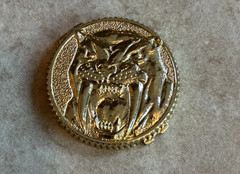 Mighty Morphin Power Rangers Yellow Ranger Sabertooth Power Coin MMPR 1993