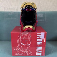 Iron Man Gold MK5 Helmet Electronic Voice Activated Open&Close Mask Autoking