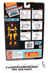 Transformers G1 Action Masters Jackpot Card Action Masters 1990 Vintage