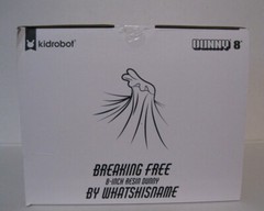 New Kidrobot Breaking Free Dunny 8-Inch Action Figure Whatshisname Polish Artist