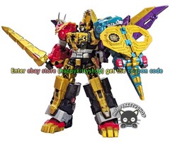 Miniforce Dinoid Warrior 11″ Dino Emperor Figure 5in1 Transformer Combiner Robot