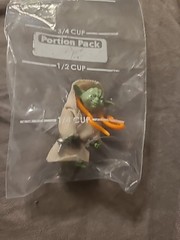 VINTAGE 1980 STAR WARS V: EMPIRE STRIKES BACK YODA + White Eyes/Snake No CANES