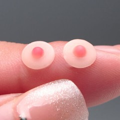 1/6 Breast Chest Patches Nipple Silicone Accessories For 12” PH TBL Figure Body