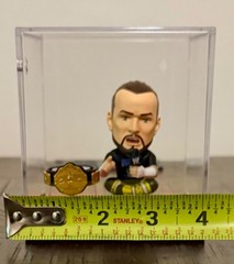 WWE Zuru Ballers SET of 4 RARE figures in Display cases w/championship belts