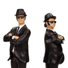 The Blues Brothers Jake and Elwood 7-Inch Figure Set