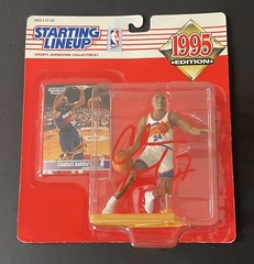 Charles Barkley In-Person Signed 1995 Starting Lineup Action Figure EXACT PROOF