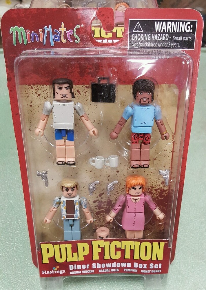 Minimates New Sealed Pulp Fiction Diner Showdown Box Set NIB C4-12