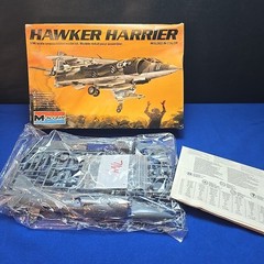 Hawker Harrier Plane 1:48 MONOGRAM Military Model Kit NEW OPEN Box READ