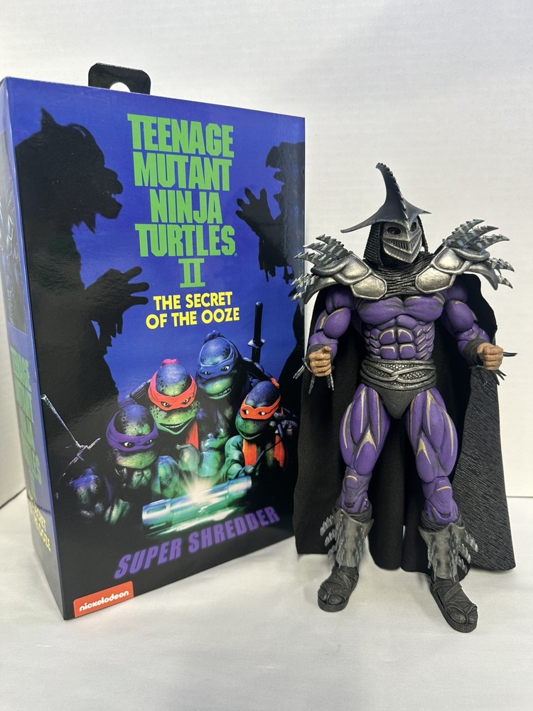 NECA Teenage Mutant Ninja Turtles 2 II Super SHREDDER Fig Secret of the Ooze