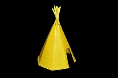MARX Tepee 60mm w/replacement top Fort Apache playset cavalry toy soldiers