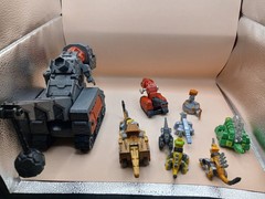 Dinotrux Dinosaur Mattel Lot Of 10. Light Use, Dino Trux