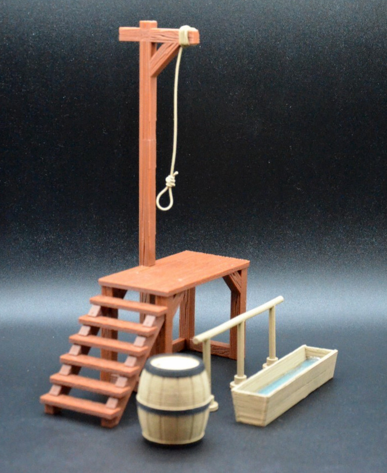 WESTERN GALLOWS PLAYSET 1:18 SCALE DIORAMA 3.75 IN FIGURE STAR WARS GI JOE