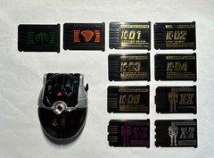 B-Fighter Kabuto DX Card Input System Beetle Borgs Metallix Data w/10 Cards