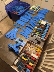 HUGE Lot Of TOMY Thomas & Friends Train Tracks PLARAIL Cars Everything & More!