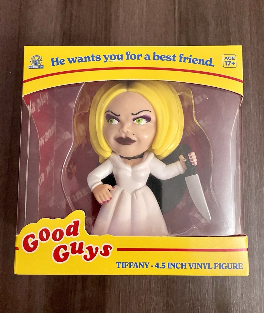 Tiffany + Knife 4.5″ Good Guys Child’s Play Figure CultureFly Doll Horror NEW